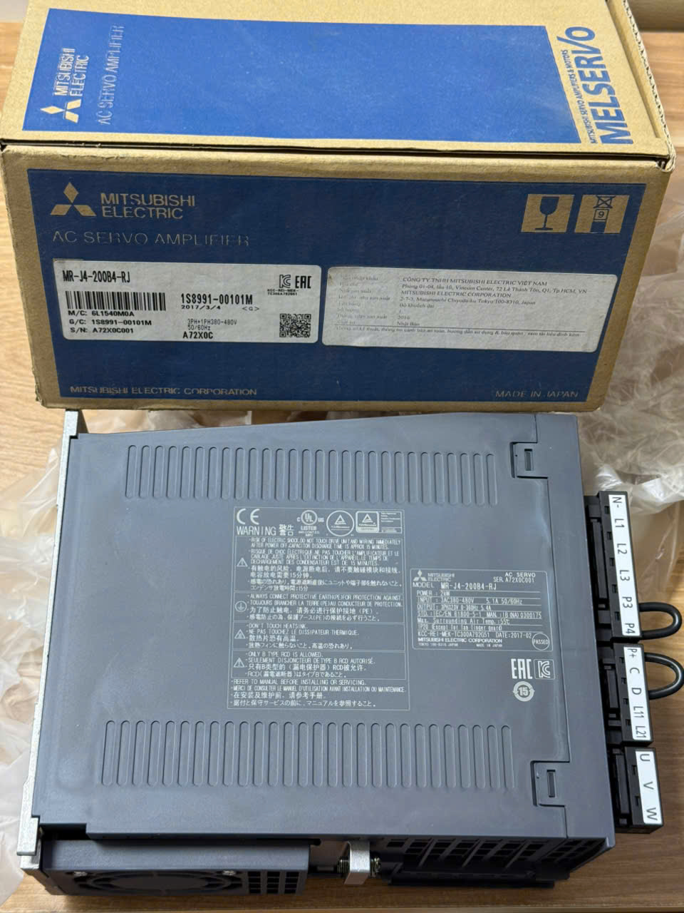 DRIVER SERVO MITSUBISHI MR-J4-200B4-RJ