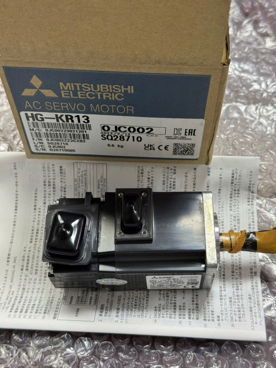 ĐỘNG CƠ SERVO MITSUBISHI HG-KR13
