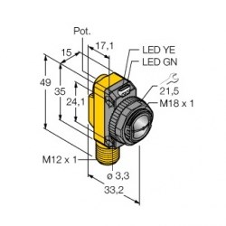 cảm biến quang QS18VP6CV15Q7 cảm biến quang QS18VP6CV15Q7