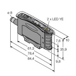 Cảm biến quang Turck D10IPFPQ Cảm biến quang Turck D10IPFPQ