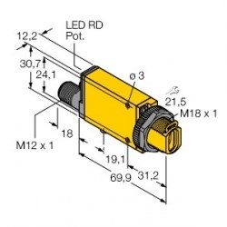 Cảm biến quang Turck MIAD9F Cảm biến quang Turck MIAD9F