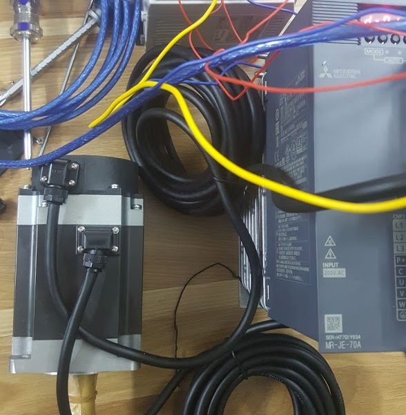 HƯỚNG DẪN TEST JOG SERVO MITSUBISHI MR-JE-70A