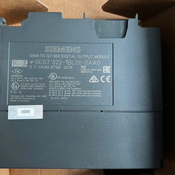 PLC S7-300 6ES7322-1BL00-0AA0 PLC S7-300 6ES7322-1BL00-0AA0